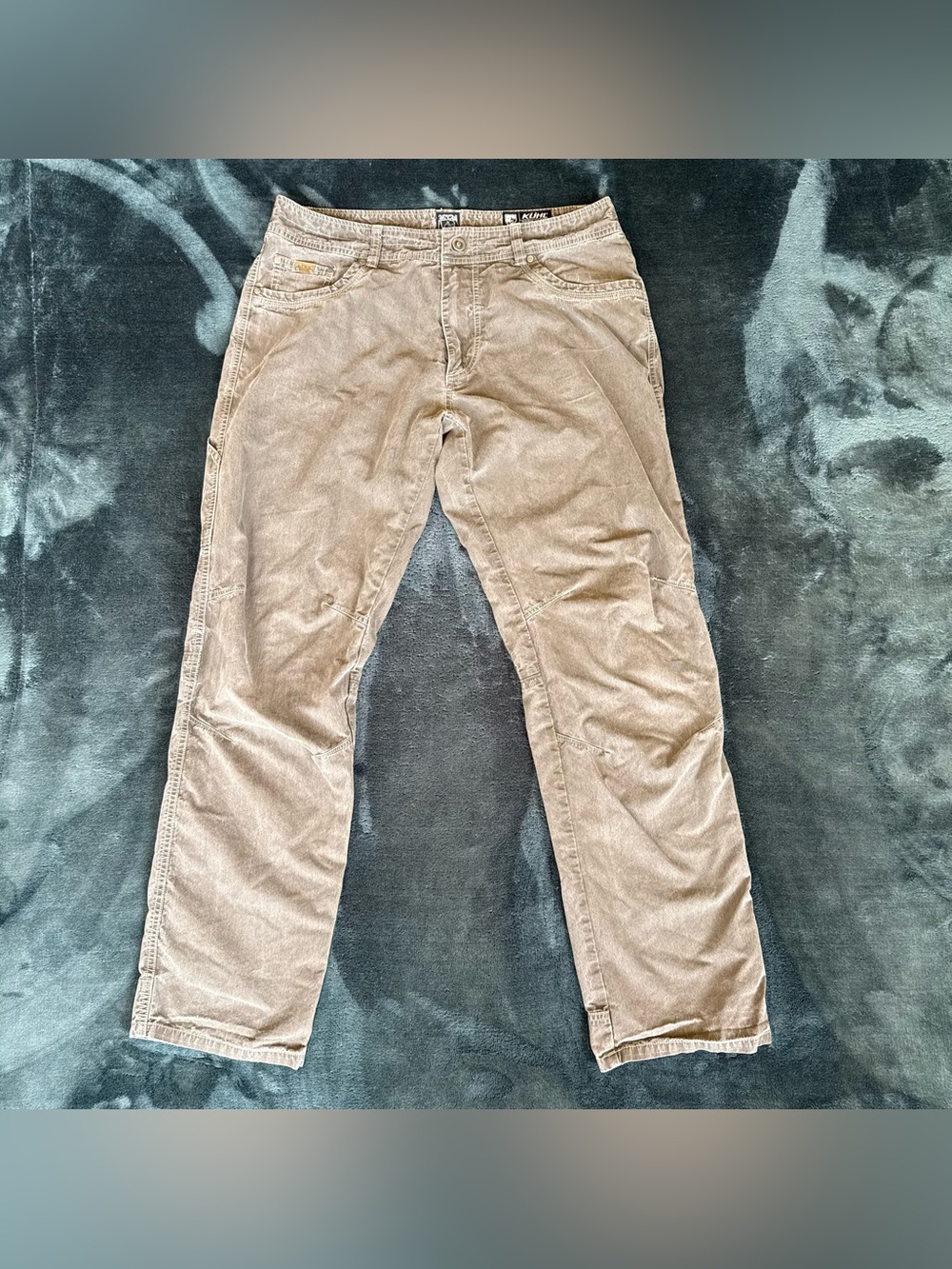 Kühl Revolvr Pants Men’s 36x34 Vintage Patina Dye Lightweight Hiking Travel